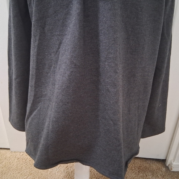 J. Jill Pure Jill Sand Washed Draped Front Open Jacket In Onyx Grey Size M - Picture 8 of 12